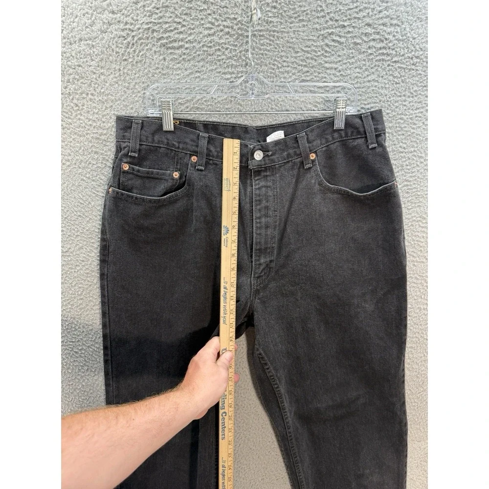 Vintage Levis 550 Jeans Mens‎ 40x34 Black Relaxed Workwear Grunge Skater 90s Y2K